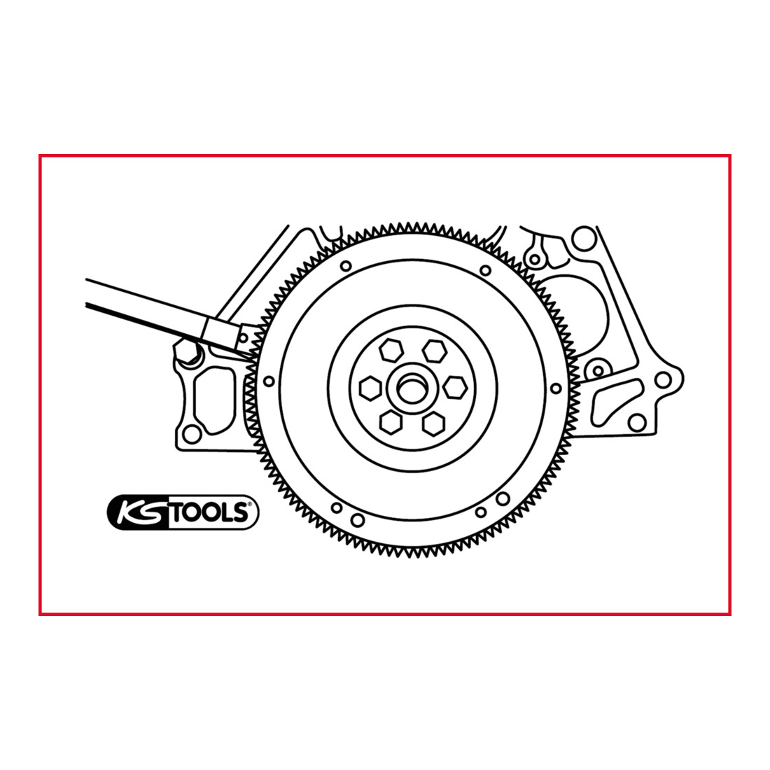 Outil de blocage  volant universel 255mm