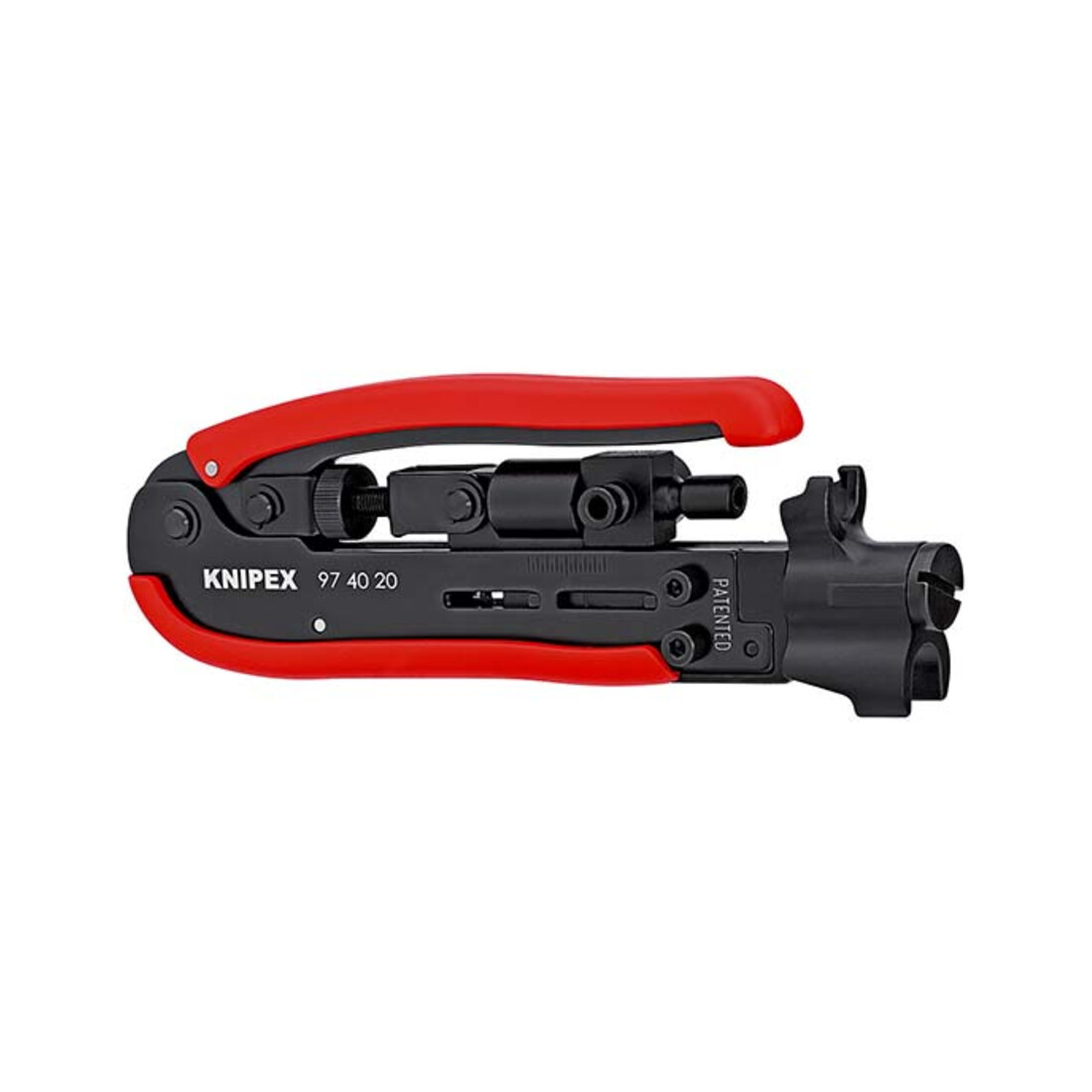 Outil de compression, pour connecteurs coaxiaux Knipex
