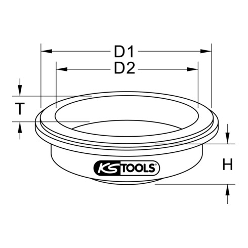 Outil de montage de joints à lèvres pour vilebrequin pour Scania KS Tools