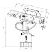 Outil de pose de rivets aveugles Gesipa FireFox 2F Axial eco - M 4-3