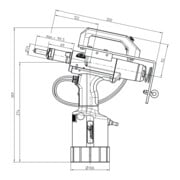 Outil de pose de rivets aveugles Gesipa FireFox 2F Axial eco - M 5-3