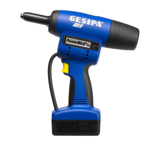 Outil de pose de rivets aveugles Gesipa PowerBird Pro (2 batteries Li-Ion 2,1 Ah / chargeur)