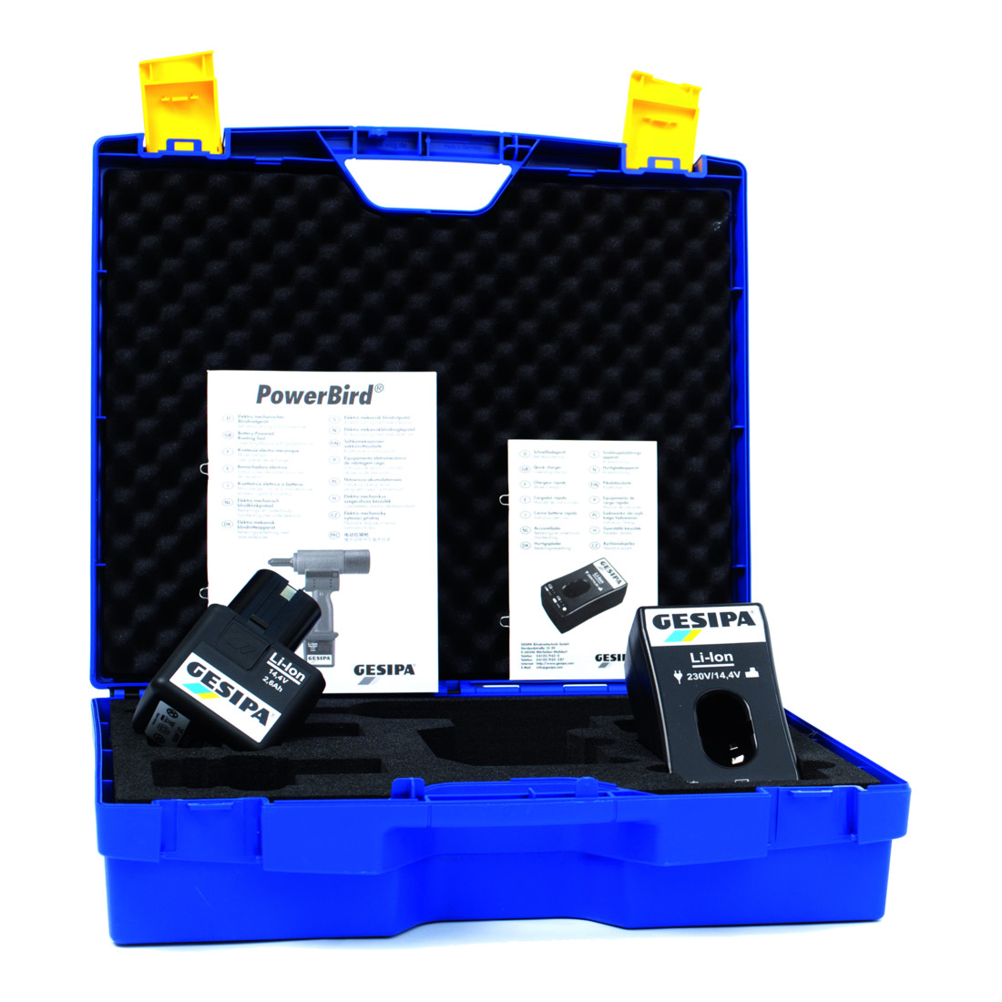 Outil de pose de rivets aveugles Gesipa PowerBird Solar avec relâchement de pression