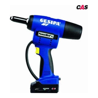 Outil de pose de rivets sans fil PowerBird® Pro Gold Edition 7 pces 20000N L-Boxx GESIPA