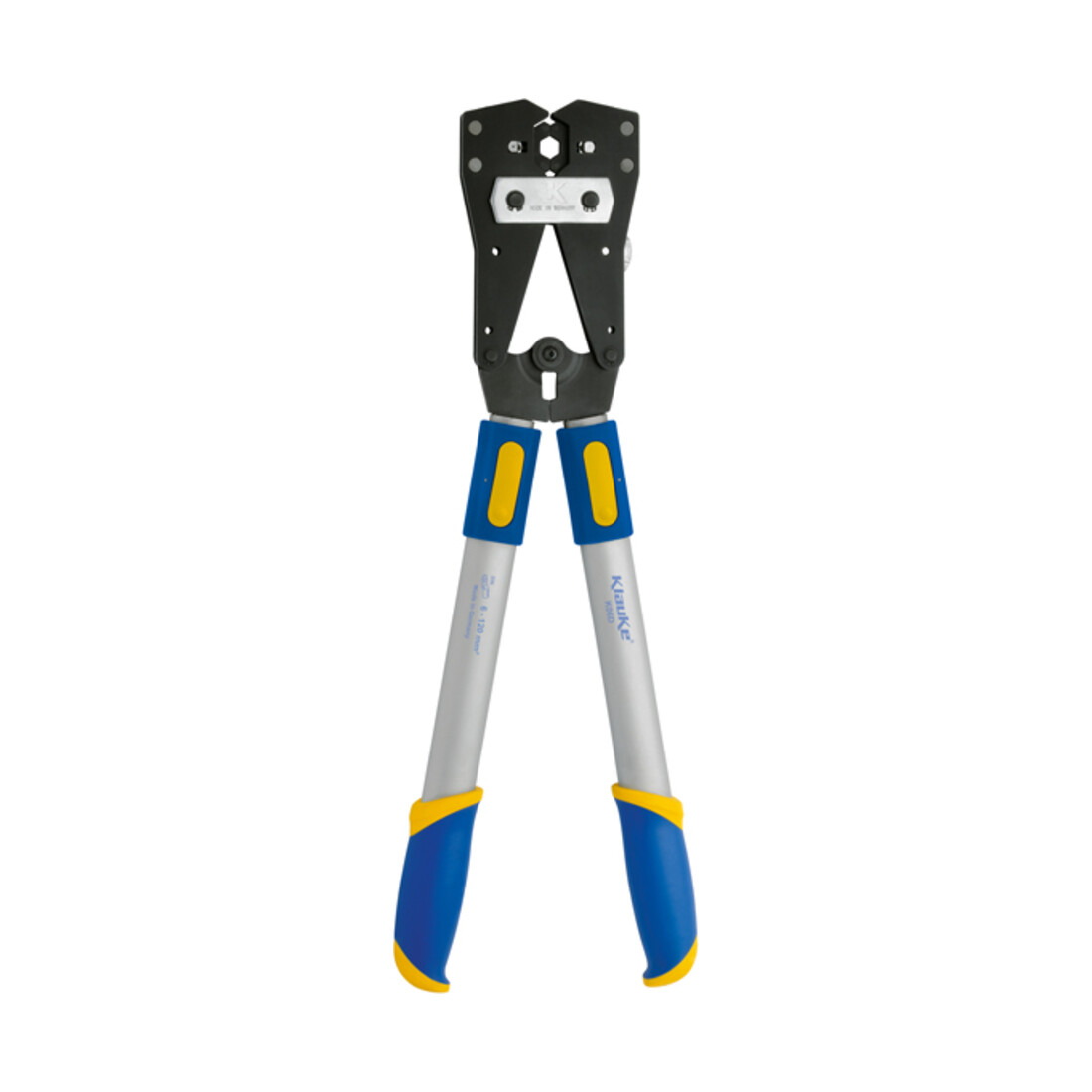 Outil de sertissage Klauke pour cosse à sertir et connecteurs. DIN 46235/DIN 46267 partie 1 6-120 mm².