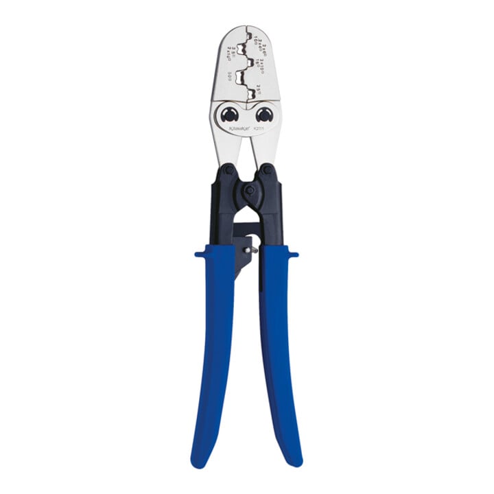 Outil de sertissage Klauke pour embouts de câble et embouts de câble jumelés 4 - 50 mm² Sertissage trapézoïdal spécial