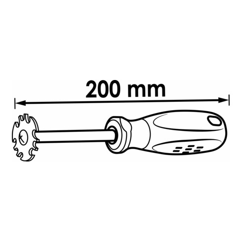 VIGOR Outil d’inspection pour conduites de frein et de carburant V2789N