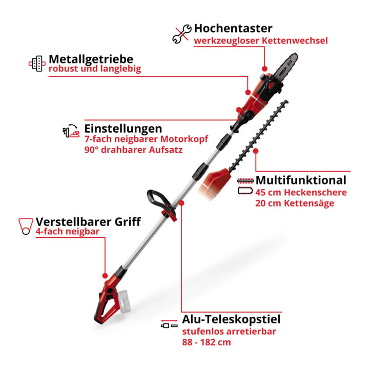 Outil multifonctions sans fil Einhell-GT GE-HC 18 Li T-Solo