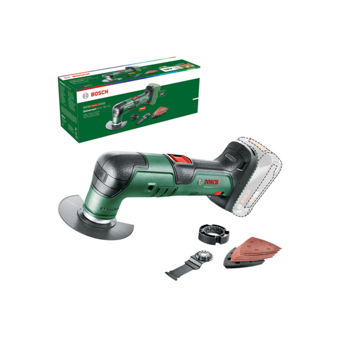 Outil multifonctions sans fil UniversalMulti 18V-32 Bosch
