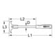 Outil pour extraire les joints, 300mm