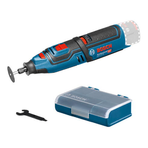 Outil rotatif à batterie Bosch GRO 12V-35 version Solo en boîte de carton