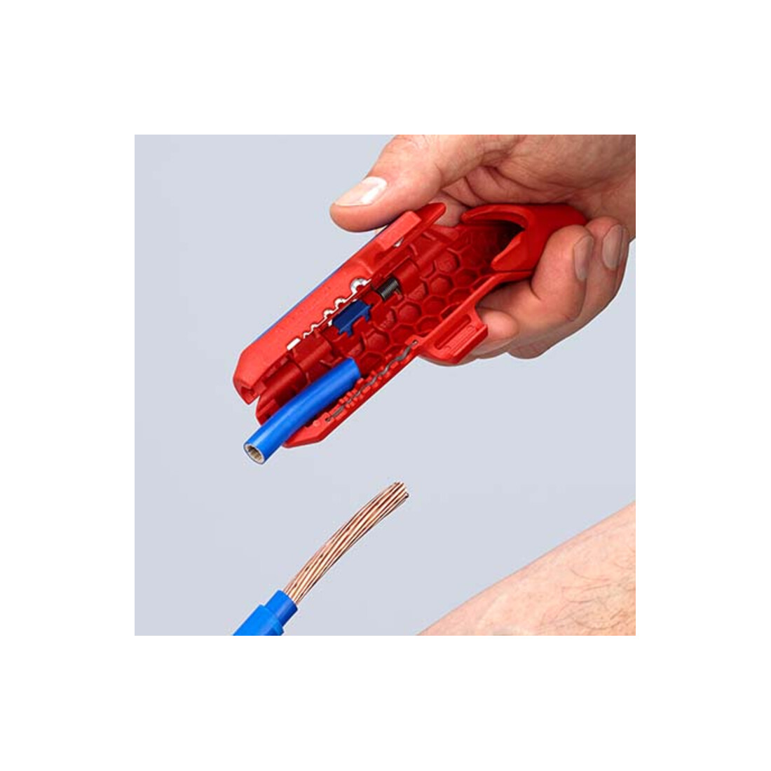 Outil universel à dégainer KNIPEX ErgoStrip® 16 95 01 SB, 135 mm, pour droitiers