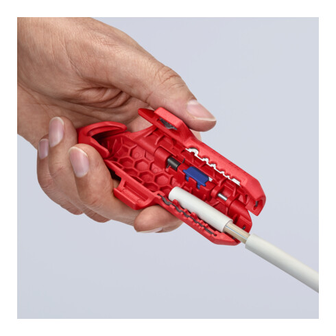 Outil universel à dégainer KNIPEX ErgoStrip® 16 95 02 SB, 135 mm, pour gauchers
