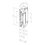 Ouvre-porte électrique 118 E Assa Abloy, tension de 10-24V c.a./c.c., déverrouillage mécanique permanent-4