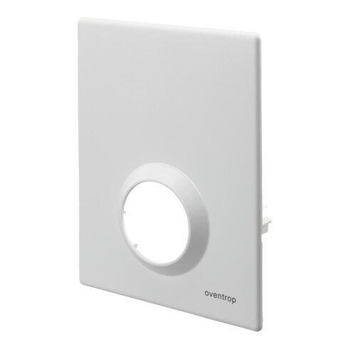 Oventrop Abdeckplatte Unibox Bautiefe 57mm, weiß