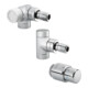 Oventrop HK-Anschluss-Set Baureihe E DN 15, Winkeleck, links, verchromt-1
