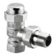 OV Combi LR à visser PN 10, nickelé, d'angle DN 10, 3/8-1