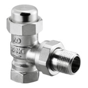 OV Combi LR à visser PN 10, nickelé, d'angle DN 10, 3/8