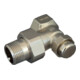 OV Combi LR à visser PN 10, nickelé, d'angle DN 10, 3/8-3
