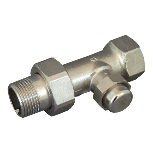 Oventrop Heizkörper-Verschr. Combi LR DN 25, DG, Messing vernickelt
