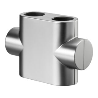 OV Couvercle design pour passage en T Multiblock, chromé