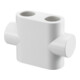 Oventrop Design Abdeckung Durchgang, weiß, für Multiblock T/TU/TQ-1