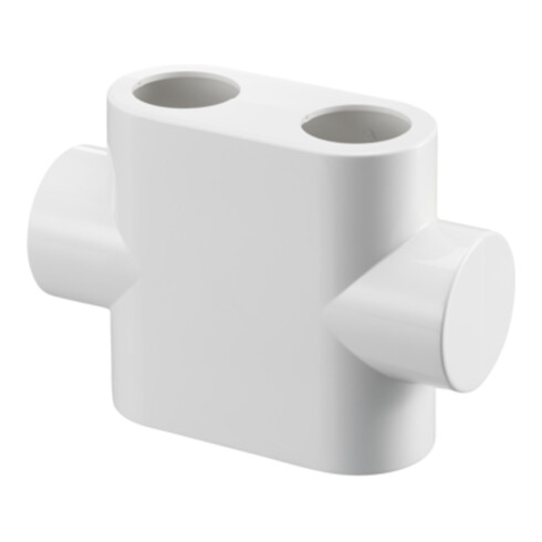 Oventrop Design Abdeckung Durchgang, weiß, für Multiblock T/TU/TQ