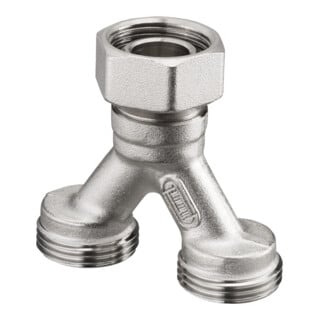 OV Duo Pièce de raccordement pour boîtier mural encastré 1x3/4 ÜM 2x3/4 AG