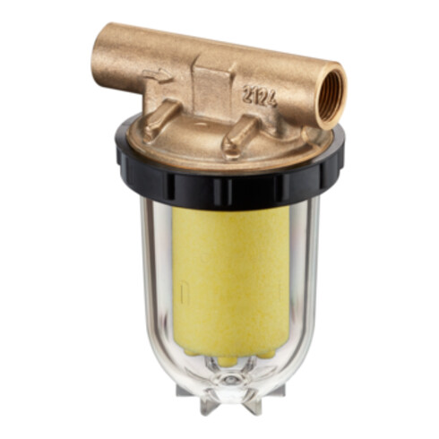 Oventrop Einstrang-Heizölfilter Oilpur E ohne Absperrventil, Edelstahl 100-150 my