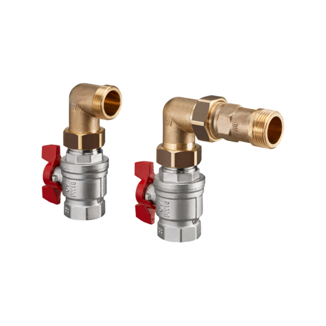OV Kit de raccordement coudé pour manifold Multidis SF et SH en acier inoxydable