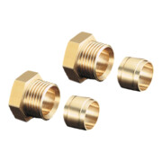 Oventrop Klemmringverschraubung Ofix-Oil 12mm, 2-fach, für Zweistrangfilter