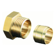 Oventrop Klemmringverschraubung Ofix-Oil 6mm, 2-fach, für Zweistrangfilter