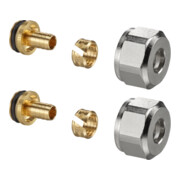 Oventrop Klemmringverschraubung Ofix K 12x1,1mm, 2-fa., f G 3/4 AG, ÜM vern.