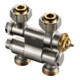 Oventrop Anschlussarmatur Multiblock TFU G 3/4 ÜMxG 3/4 AG, schw, 1-/2-Rohrarm.-1