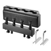OV Poutre de distribution avec isolation pour 5 circuits de chauffage, DN25, acier-1