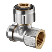 OV Raccordement à angle de fermeture Combi 3, avec écrou à vis sans fin 3/4 ÜMx3/4 AG
