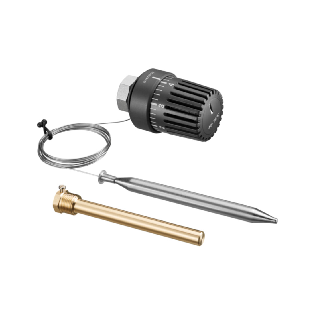 OV Régulateur de température 40-70 degrés C, M 30x1,5, tube capillaire de 2m