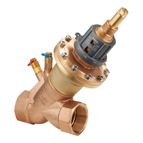 Oventrop Regulierventil Cocon QTR DN 40, 1,5-7,5 cbm/h, PN 16, IG, Messing