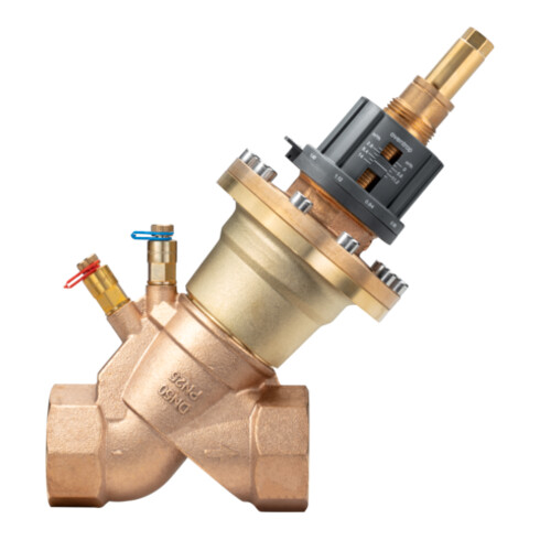 Oventrop Regulierventil Cocon QTR DN 40, 1,5-7,5 cbm/h, PN 16, IG, Messing