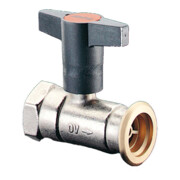 OV Robinet à boisseau sphérique de pompe Optibal P m m Robinet d'arrêt laiton DN 25 Rp 1xG 1/4