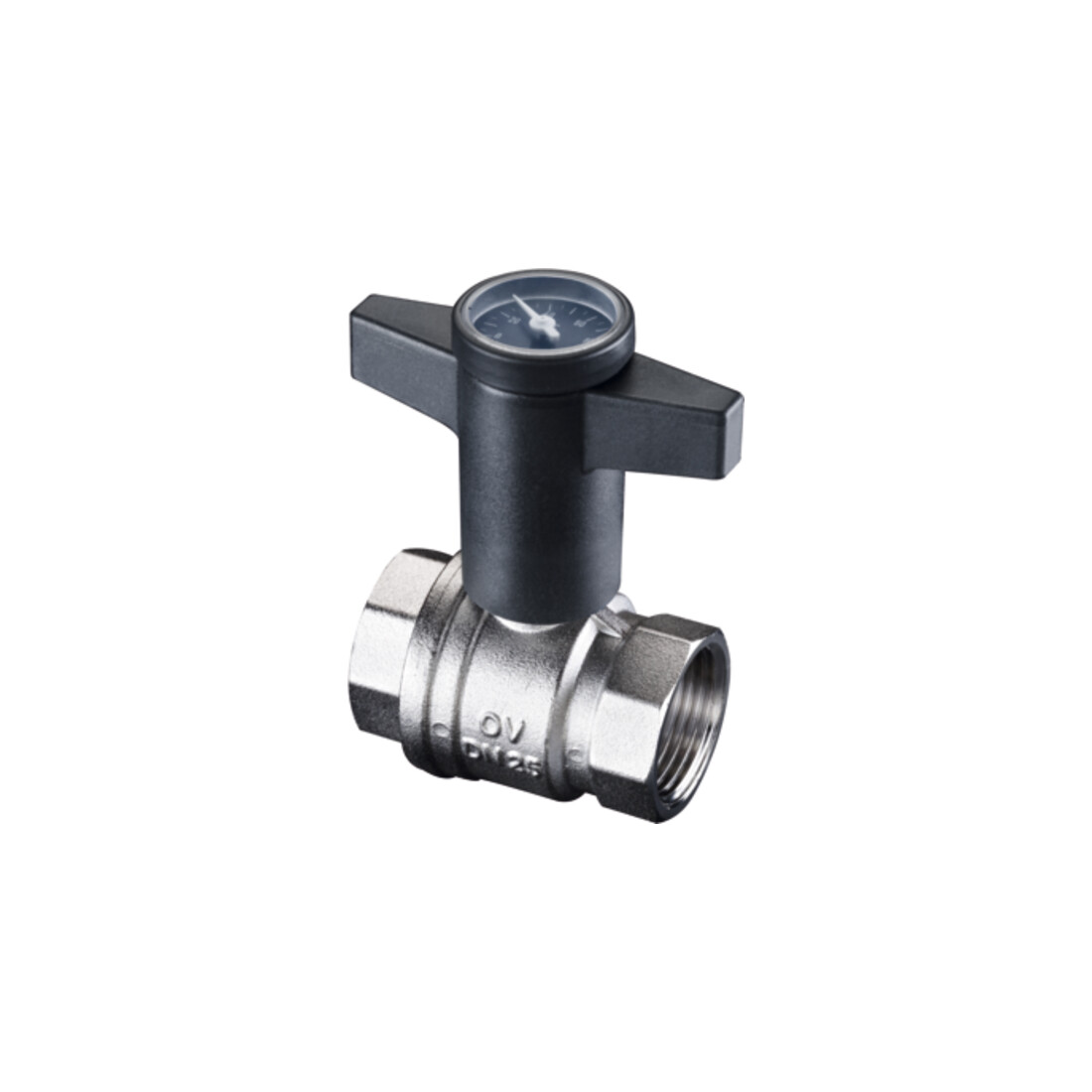 OV Robinet à boisseau sphérique Optibal avec thermomètre DN 50 2
