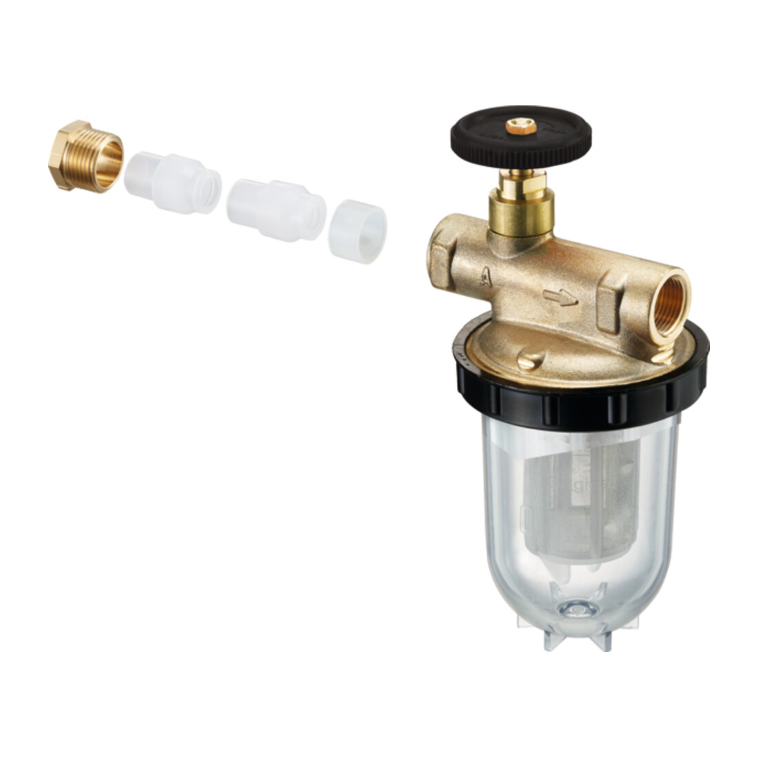 OV Set Filtre à mazout monoconducteur composé d'un filtre et d'un joint torique de sertissage.