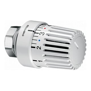 OV Tête thermostatique UNI LI avec sonde liquide blanche avec position zéro