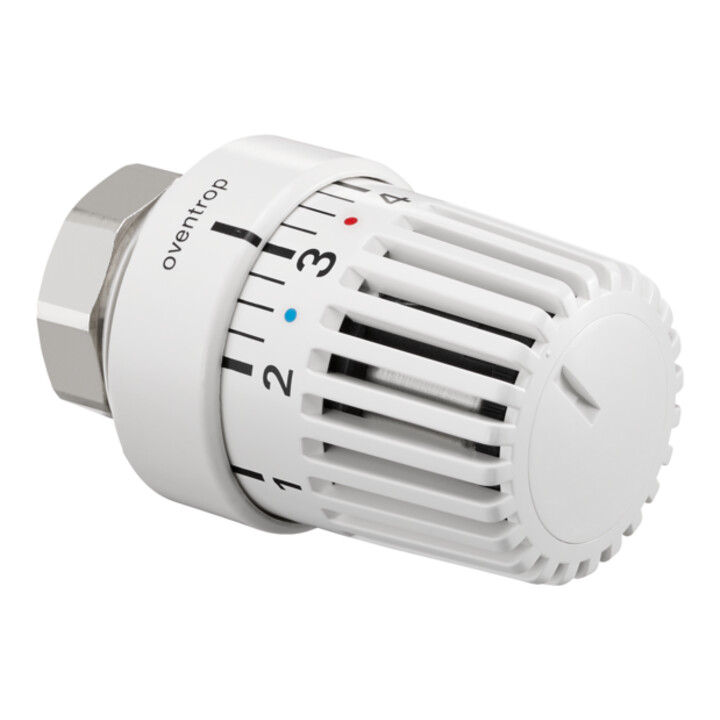 OV Tête thermostatique UNI LI avec sonde liquide blanche avec position zéro