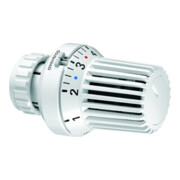 OV Tête thermostatique UNI XD avec liquide, blanc avec zéro, connecteur à pince
