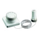 Oventrop Thermostat Uni FD 7-28 GrC, m Fernverst., Klemmverb., weiß-1