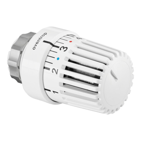 Oventrop Thermostat Uni LDVL 7-28 GrC, m 0-Stellung, Flüssig, weiß