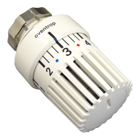 Oventrop Thermostat Uni LDVL 7-28 GrC, m 0-Stellung, Flüssig, weiß