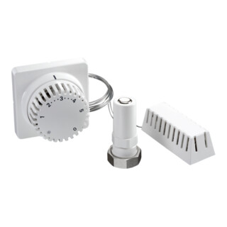 OV Thermostat Uni LH 1012395 7 - 28 degrés C, 0 * 1 - 5, blanc 2 m