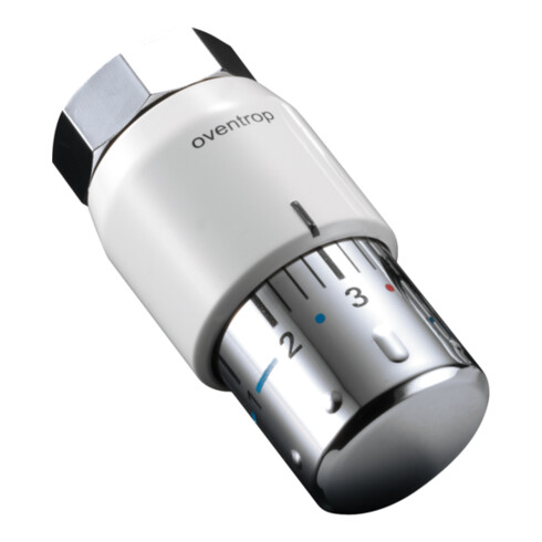 Oventrop Thermostat Uni SH 7-28 GradC, mit Nullstellung, verchromt